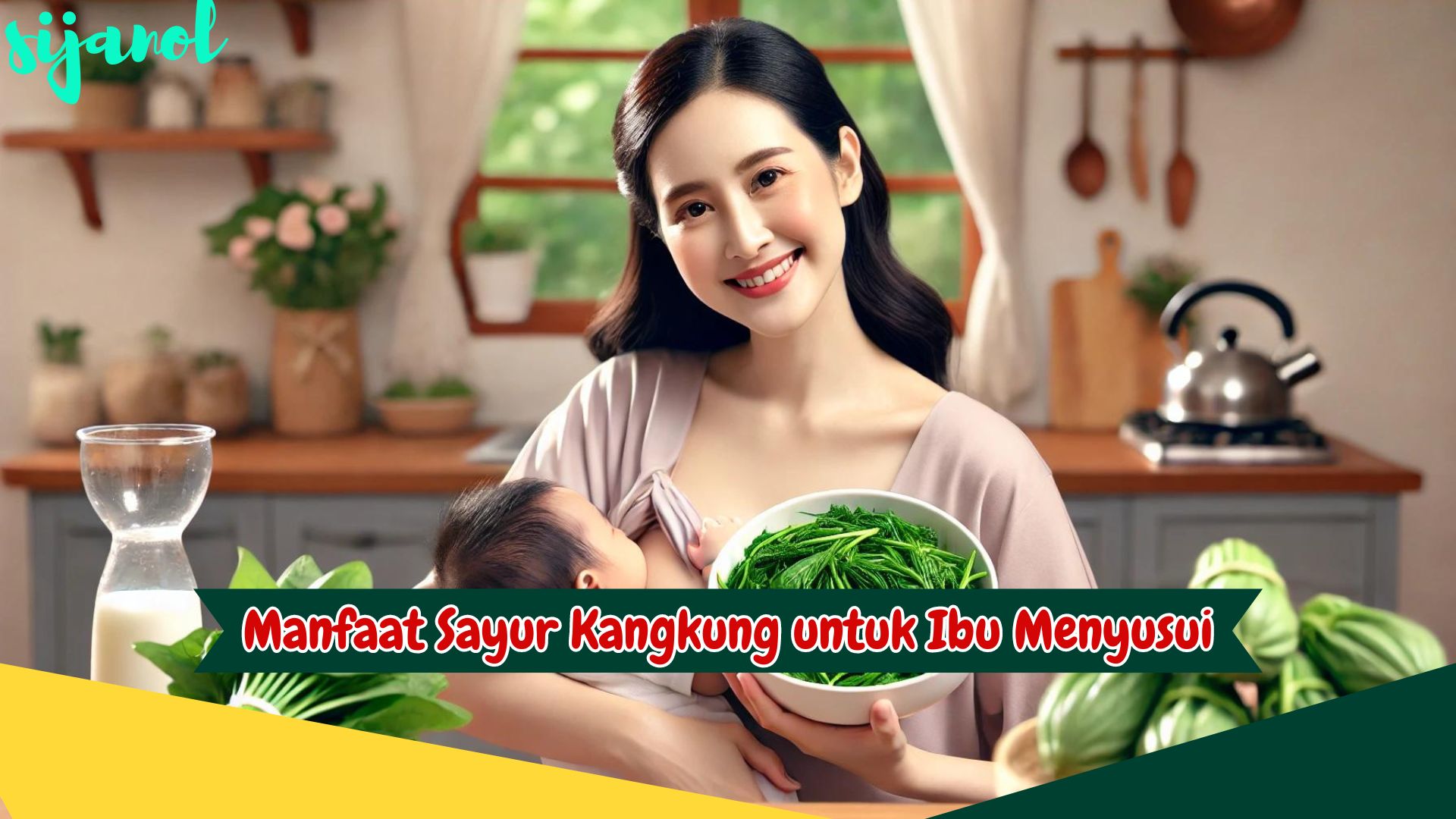 Manfaat Sayur Kangkung untuk Ibu Menyusui