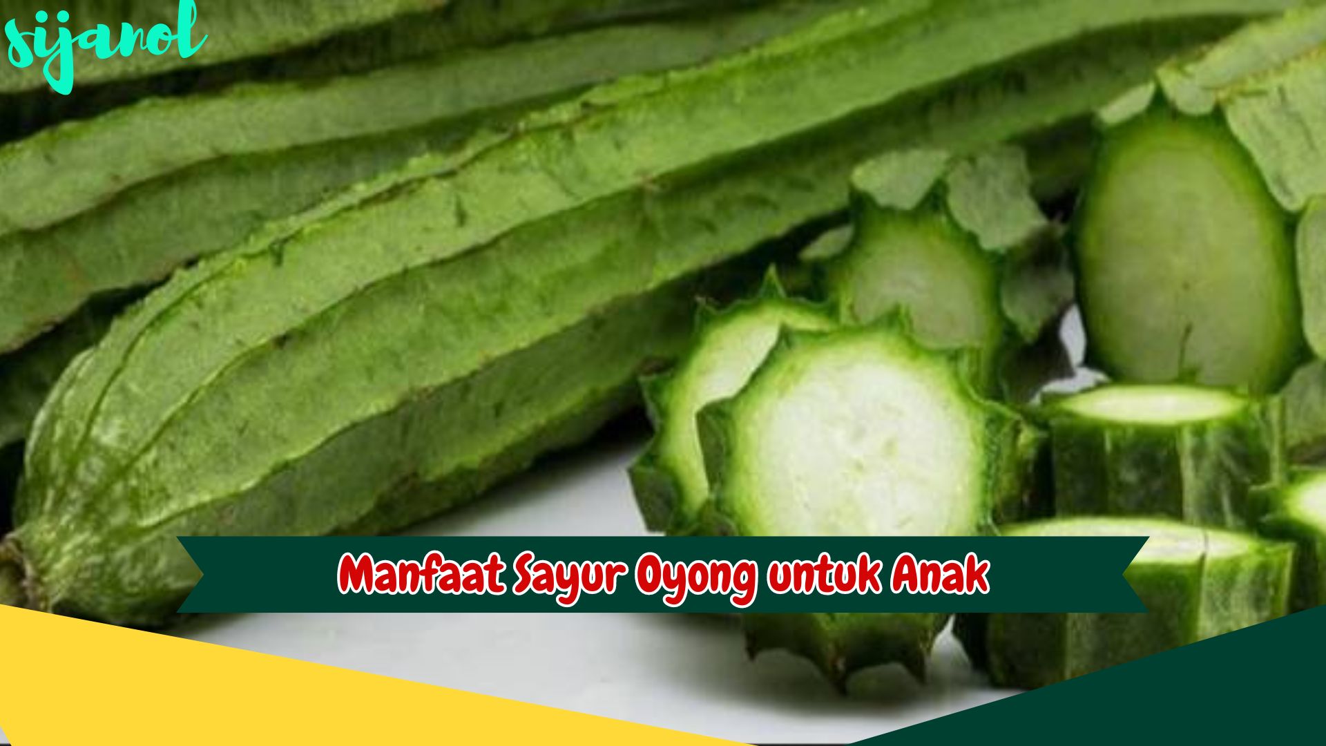 Manfaat Sayur Oyong untuk Anak