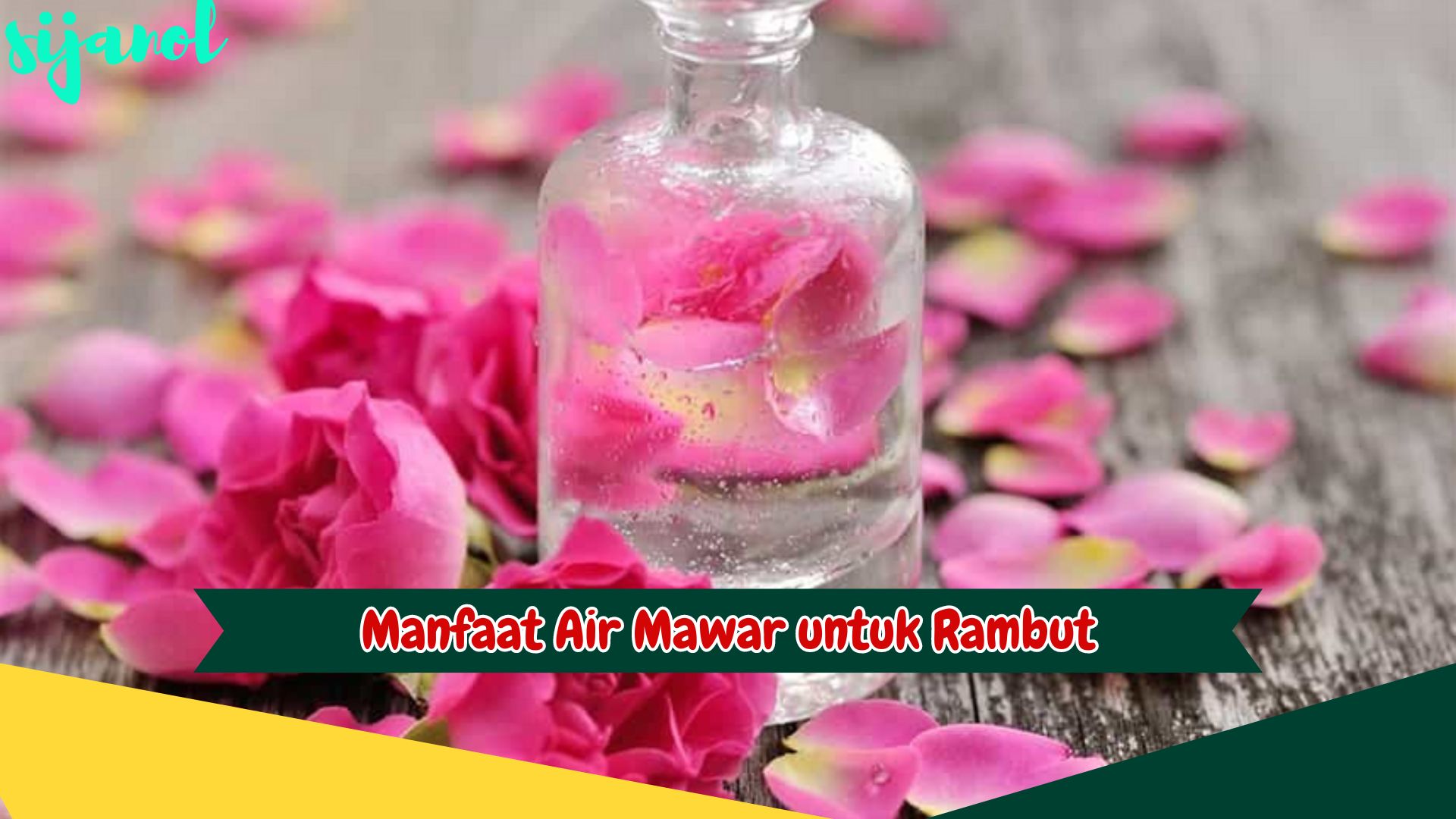 Manfaat Air Mawar untuk Rambut