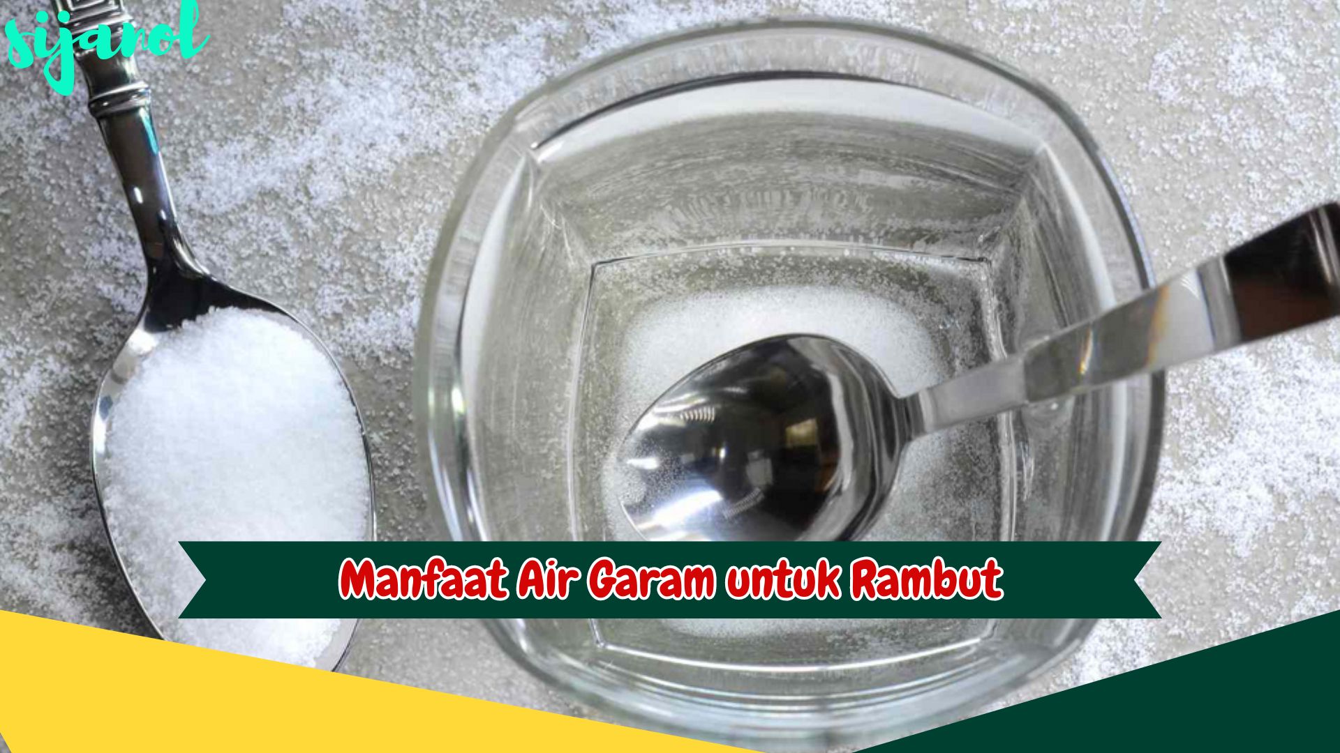 Manfaat Air Garam untuk rambut