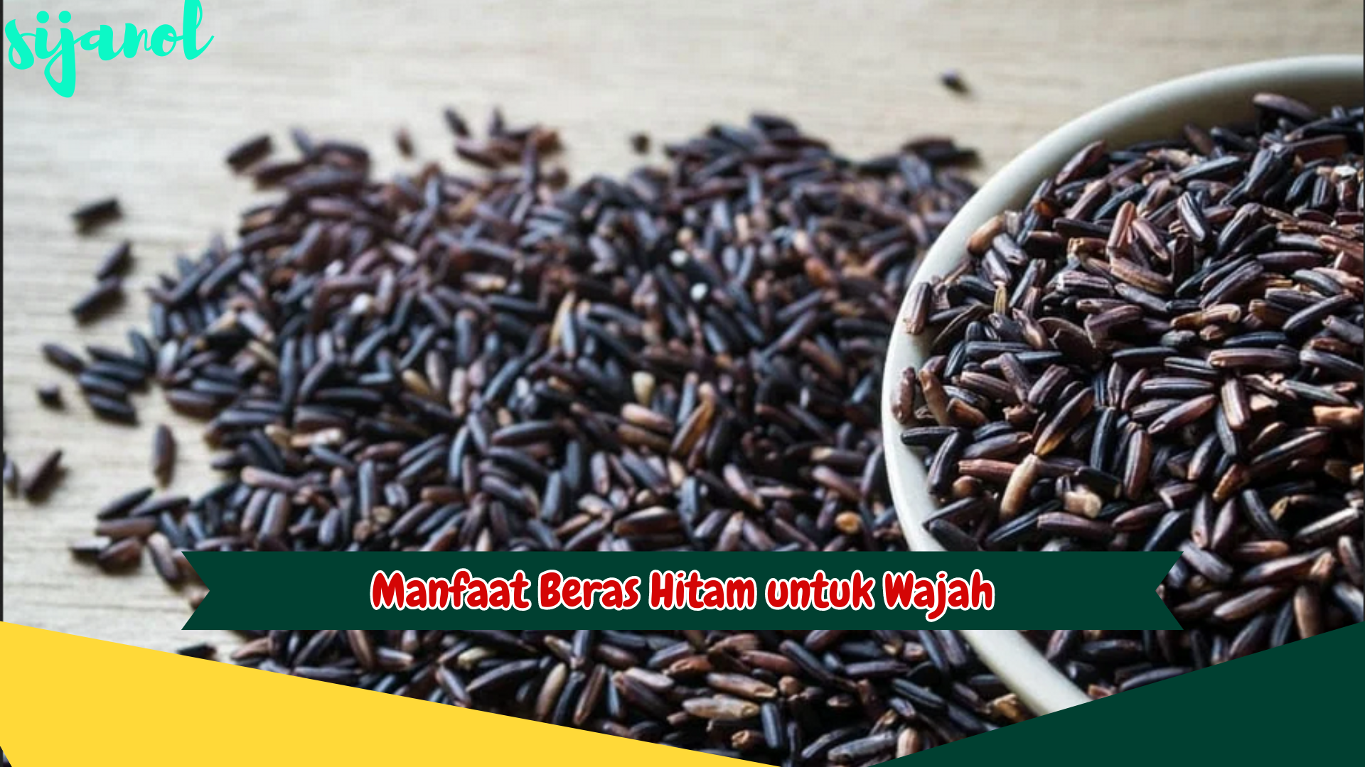 Manfaat Beras Hitam untuk Wajah